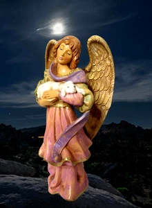 Vintage Fontanini Engel "Candace" mit Lamm Krippe 1995 Made in Italy Rarität - Bild 1 von 9