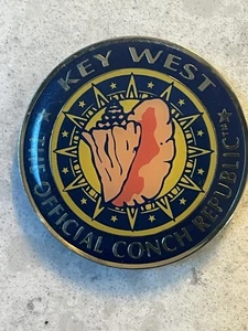 Vintage Souvenir Key West, Florida Official Conch Republic Magnet. (AM) - Picture 1 of 2