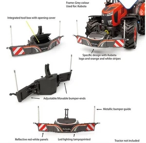 Tractorbumper Safetyweight 800 Kg Kubota Universal Hobbies 6785 1:32 - Picture 1 of 1