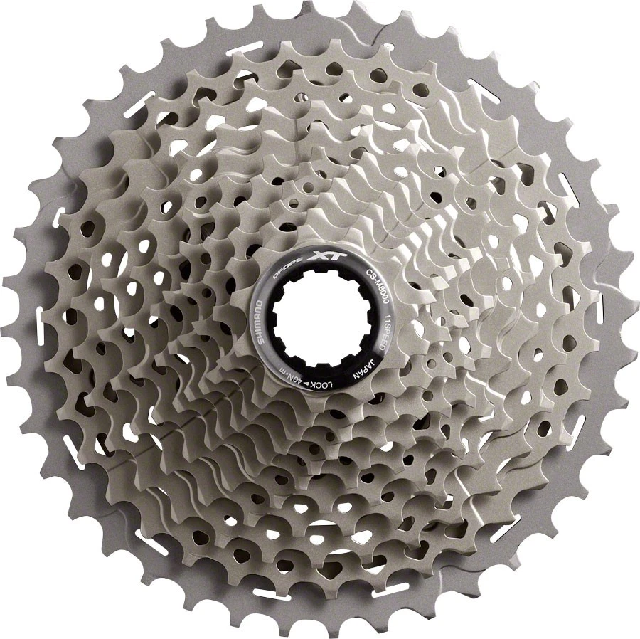 Cassette Shimano Deore XT CS-M8000 - 11 velocidades, 11-46t, gris Foto 1 de 1