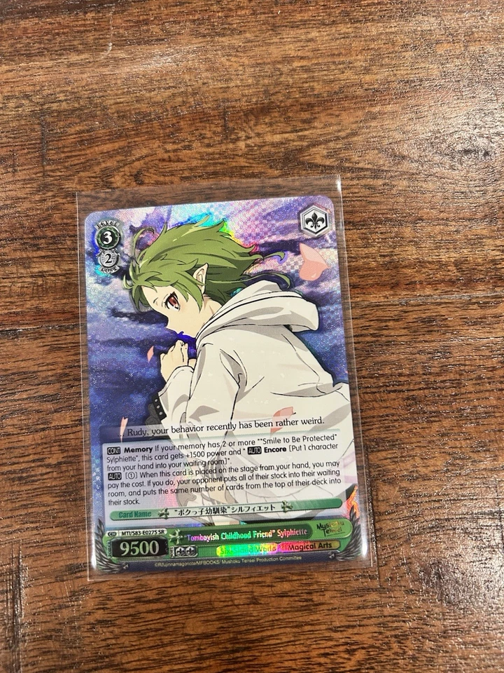 Weiss Schwarz Mushoku Tensei Tomboyish Childhood Friend Sylphiette SR English - Image 1 of 1