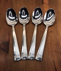 VTG Oneida Stainless Flatware Teaspoons Set of 4 MCM - Picture 1 of 4