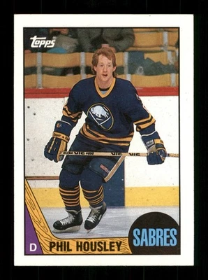 Phil Housley  Sabres Hockey 1987 The Topps 33 Sports Trading Card  - Image 1 of 2