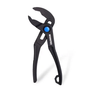WORKPRO 4" Adjustable Water Pump Plier Groove Joint Pliers 15-Position Push-Lock - Picture 1 of 10