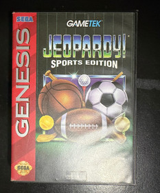 Jeopardy! Sports Edition - GEN Sega Genesis - GameTek - Good Condition