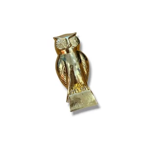 Vintage Brass Polished Owl - Picture 1 of 5
