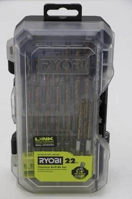 Kit de broca de torção de titânio Ryobi (16 peças) haste sextavada 1/4 *LEIA* - Imagem 1 de 4