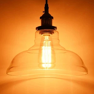 AplusChoice Industrial Pendant Lamp Chandelier Vintage Glass Ceiling Light - Picture 1 of 10