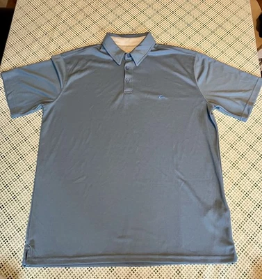 Quicksilver Polo Shirt XL Extra Large Waterman Size Slate Blue Short Sleeve Rare - Image 1 of 4