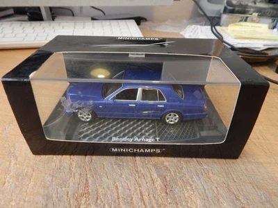 MINICHAMPS 1/43 BENTLEY ARNAGE T (LHD) en AZUL METÁLICO #436 139070 Foto 1 de 4