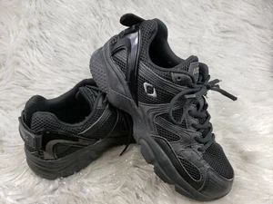 APEX X520 Black Comfort Work Casual Shoes Size 8 WIDE / 41 - Picture 1 of 6