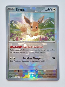 Eevee 074/131 Poke Ball Reverse Holo Prismatic Evolutions - Pack Fresh - Picture 1 of 2