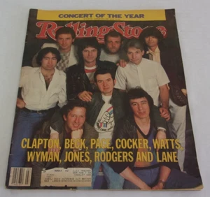 Used Rolling Stone Magazine #413 January 19th 1984 Concert of the Year Cover - Picture 1 of 2