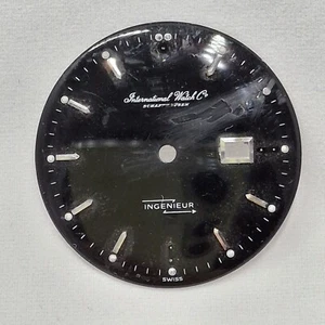 IWC Watch Ingenieur vintage Black dial 30mm PARTS Part Swiss #x6 - Picture 1 of 9