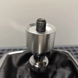 CHROME SHIFT KNOB REVERSE LOCKOUT ADAPTOR for FORD FOCUS FIESTA ST RS MUSTANG GT - Picture 1 of 6