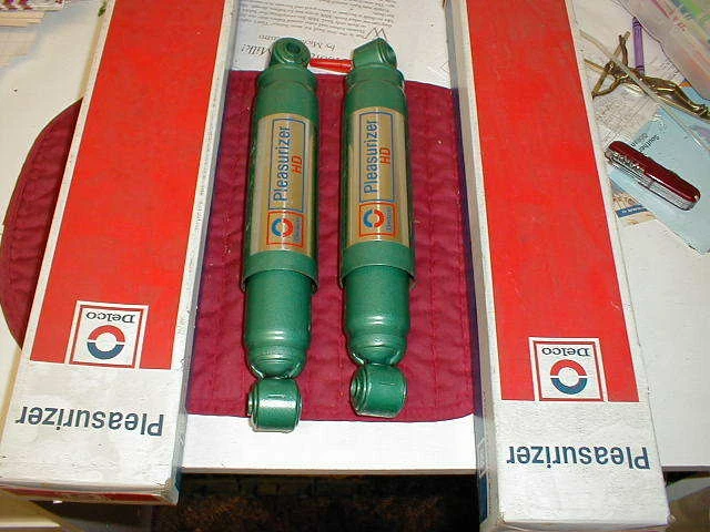 NOS DELCO REAR SHOCKS HD 1968-74 CHEVROLET NOVA MODELS - Image 1 of 1
