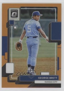 2022 Panini Donruss Optic Orange Prizm /125 George Brett #114 HOF