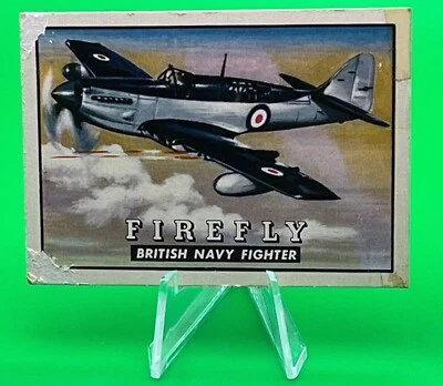 1952 TOPPS WINGS #35 FIREFLY BRITISH NAVY FIGHTER FAIR - Image 1 of 2