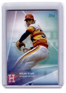 2020 Topps X Steve Aoki #12 Nolan Ryan Rainbow Foilboard Mint