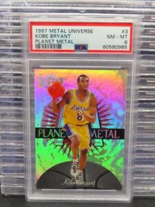 1997-98 Metal Universe Kobe Bryant Plante Metal #3 PSA 8 Lakers