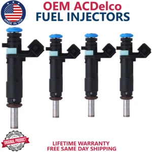 NEW OEM ACDelco x4 Fuel Injectors For 2011-17 Chevy Cruze, Cruze Limited, Sonic - Picture 1 of 3