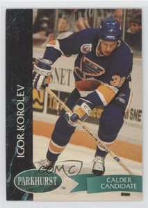 1992-93 Parkhurst Emerald Ice Igor Korolev #158 Rookie RC