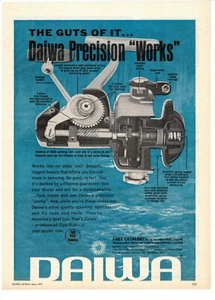 Carretes de pesca Daiwa Gardena CA originales vintage 1970 anuncio impreso - Imagen 1 de 1