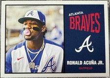 2023 Throw Back Thursday Set 42 - 125 Ronald Acuna Variation - Free Shipping!