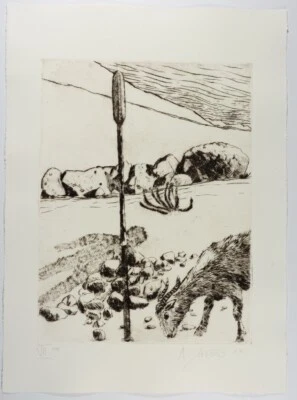 Ernst Marow: Radierung »Odyssee« handsigniert-e.a. Ex.- von 2007 - Bild 1 von 2