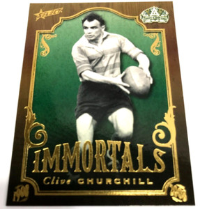 2008 SELECT NRL CENTENARY OF RUGBY LEAGUE IMMORTALS CARD IM7 CLIVE CHURCHILL