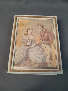 CAJA DE CARTON. PAREJA DEL SIGLO XIX. CAJA PARA CONFITERIA. - Picture 1 of 4