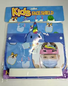 Kids Face Shield Masks Unicorn - Picture 1 of 4