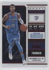 2018 Panini Contenders Draft Picks Ticket Red Foil Paul George (Blue Jersey)