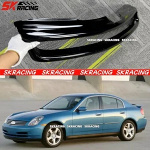 Front Mesh Grille For Nissan Skyline 03-04 Sedan For Infiniti G G35 Glossy Black - Picture 1 of 13
