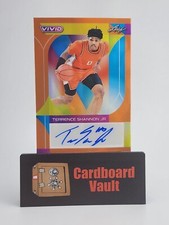 2023 Leaf Vivid Terrence Shannon Jr. Autograph #BA-TS1 Orange 1/10