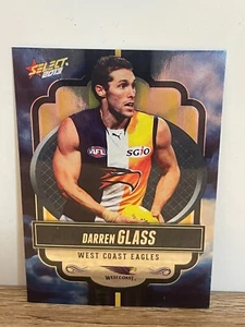 2013 AFL SELECT CHAMPIONS WEST COAST EAGLES DARREN GLASS SP201 SILVER CARD. - Picture 1 of 1