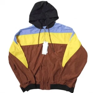 MARNI 22SS color block windbreaker JUMU0116LQ TN855 48 Nylon hooded jacket - Picture 1 of 10