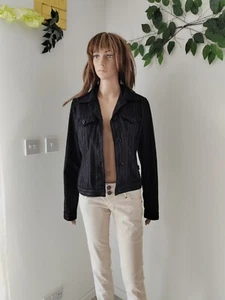 Taglia 14 JPG. Giacca blazer JEAN'S DONNA PARIS GAULTIER miscela lana vintage nera - Foto 1 di 15