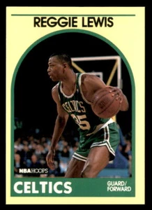 1989-90 Hoops Superstars #5 Reggie Lewis Set Break - Picture 1 of 2