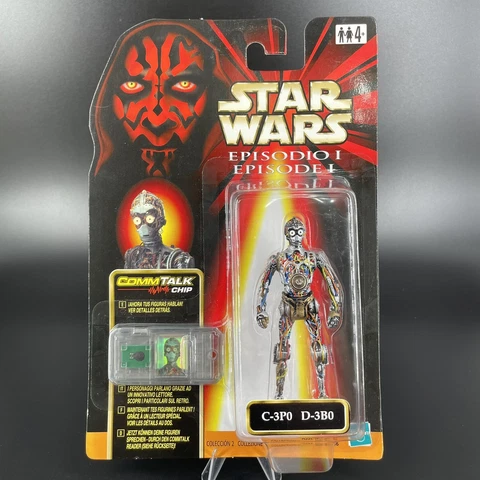 Star Wars C-3P0 Episode 1 FOREIGN VRSN Phantom Menace CommTech Action Figure New Cover