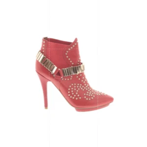 Jeffrey Campbell Volpe Red Gold Studded Bootie - Picture 1 of 9