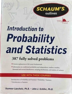 Schaum’s Outlines Introduction To Probability And Statistics - Picture 1 of 2