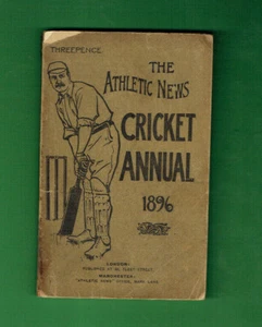 #KK. THE ATHLETIC NEWS CRICKET ANNUAL 1896 - Bild 1 von 2