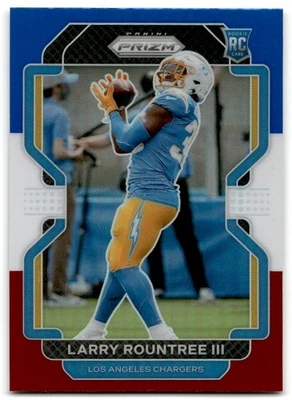 2021 Panini Prizm Red White Blue Larry Rountree III Rookie Los Angeles Chargers - Image 1 of 2