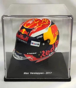 MINIATURE HELMET MAX VERSTAPPEN FORMULA 1 SPARKS 2017 SCALE 1/5 With Brochure - Picture 1 of 7