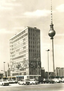 DDR Berlin Ansichtskarte Haus des Lehrers Fernsehturm Alexanderplatz - Bild 1 von 2