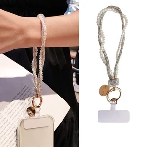 Glitter Phone Lanyard Anti-lost Wrist Rope Phone Accessories - Photo 1 sur 14