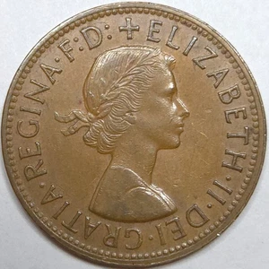 1956 Australia 1 Penny (Lot#3) - Picture 1 of 2