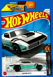 2024 Hot Wheels White  Custom Otto - Netflix - - HW Dream Garage 1/5 - Picture 1 of 2