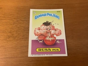 1987 garbage pail kids Original Series  RUSS PUS #253a Free Shipping - Picture 1 of 2